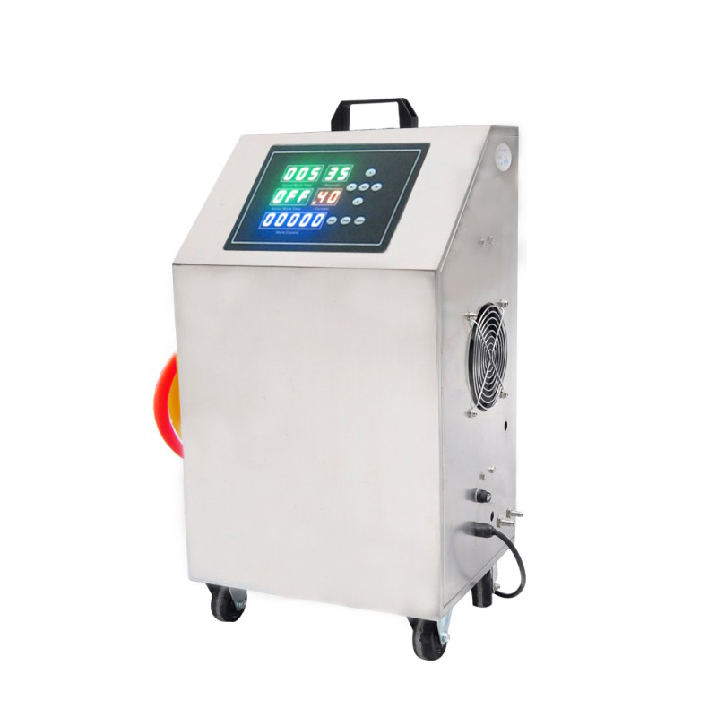 電源電壓：220VV電源頻率：50HzHz加工定制：是顆粒物凈化率：99%二、汽車消毒機的優勢1、微電腦全自動控制面板：觸摸屏控制，點擊開始，機器自動開機運行；面板上裝有臭氧和負離子倒計時功